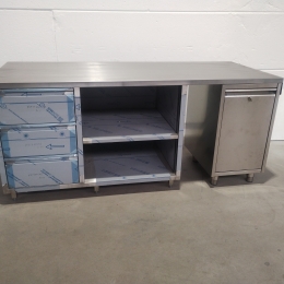 s/s work table cabinet